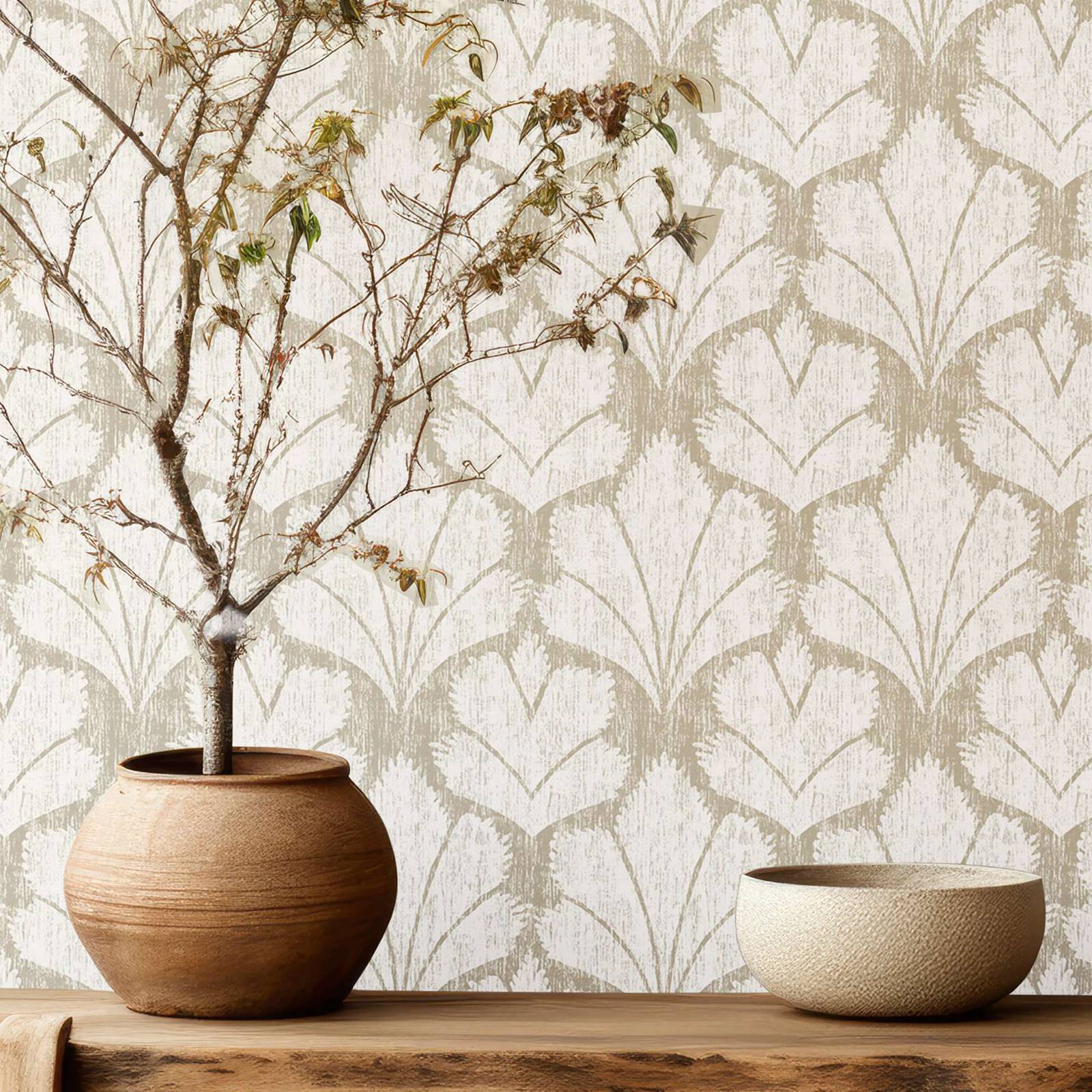 Herbal Wallpaper - Geometric Wallpaper Peel And Stick,Modern Design