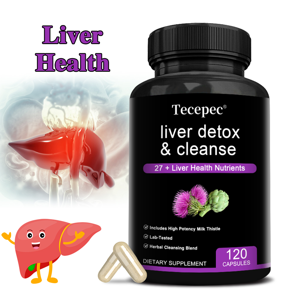 Herbal Wellness - Liver Support Supplement Capsules with Milk