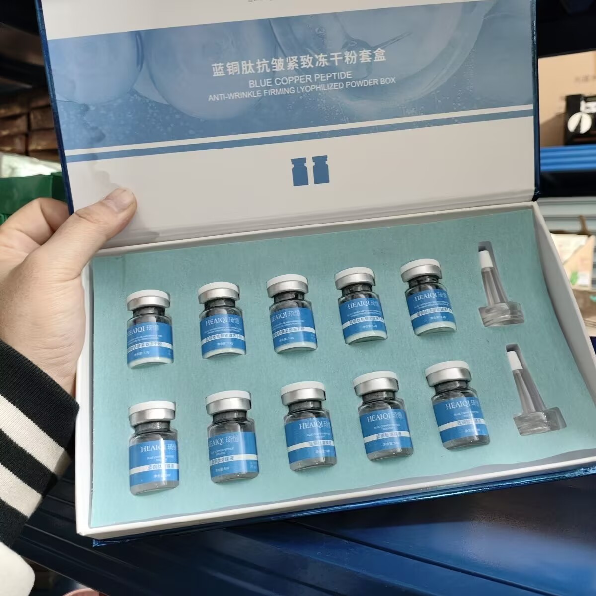 GHK-CU Blue Copper Peptide Lyo - Licorice Root Sticks review and price