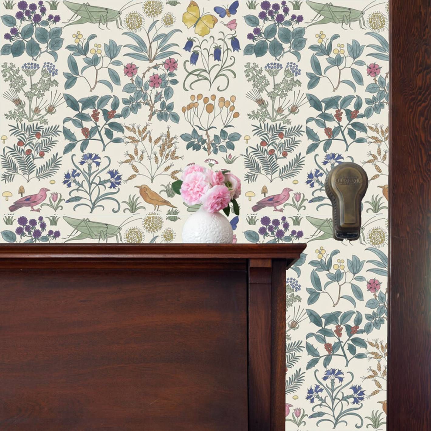 Apothecary's Garden Wallpaper  - Herbal Wallpaper review and price