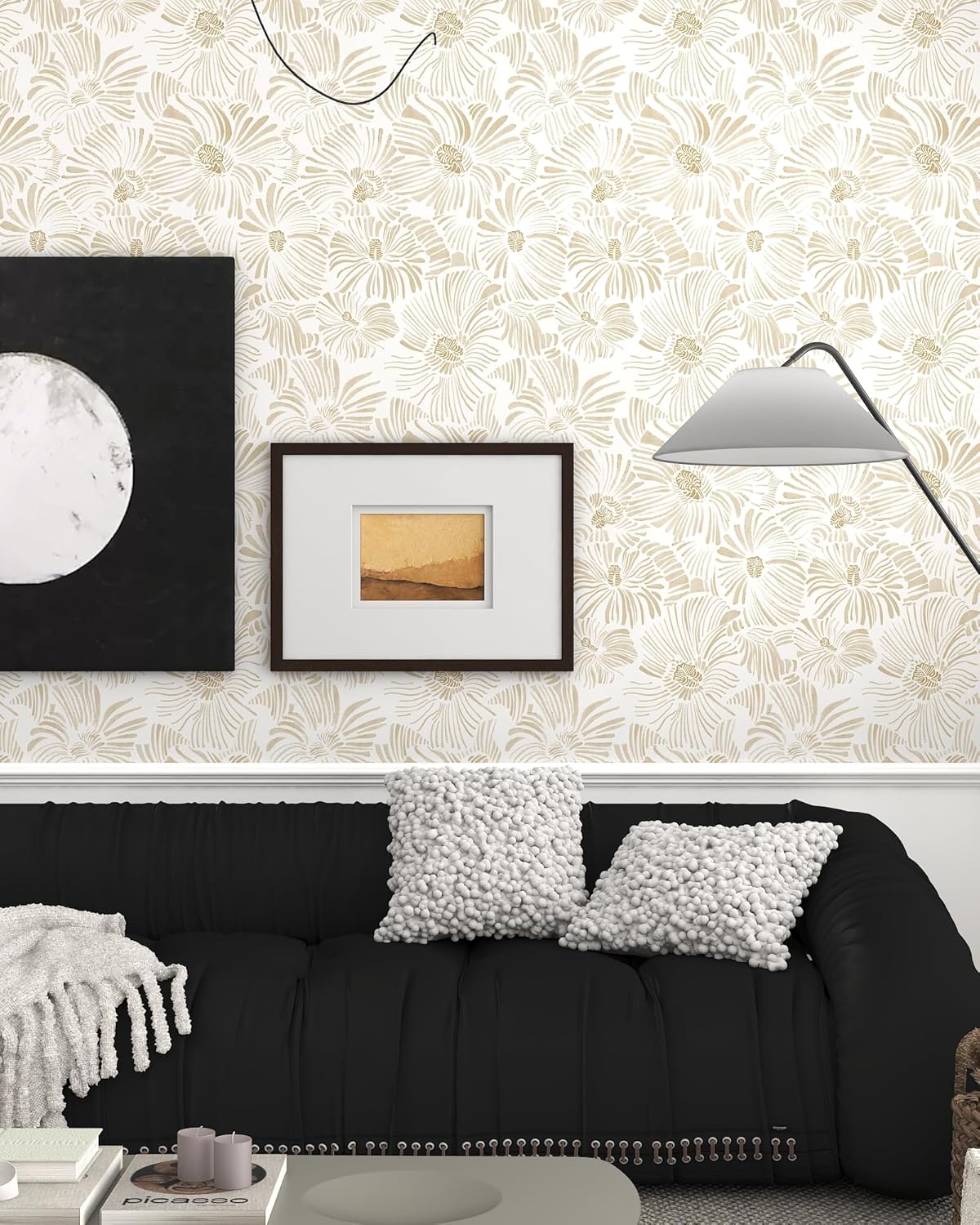Modern Peel and Stick Wallpape - Herbal Wallpaper review and price
