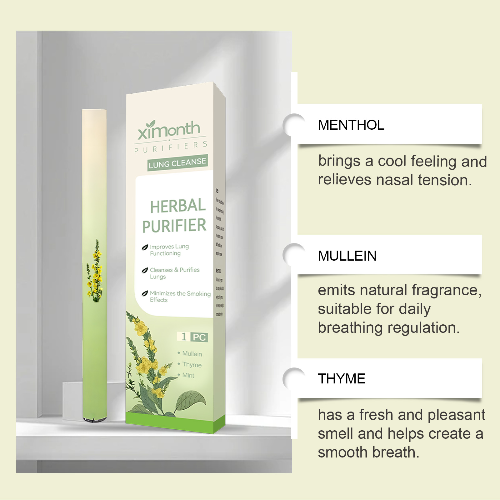 Natural Herbal Breathing Stick - Herbal Wellness review and price