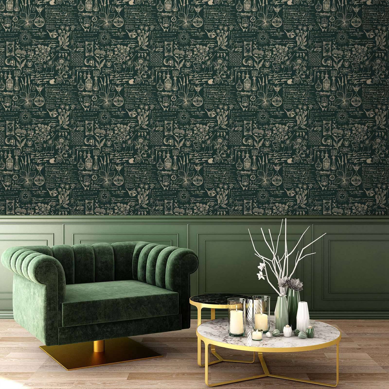 Green Medicine And Herbal Wall - Herbal Wallpaper review and price