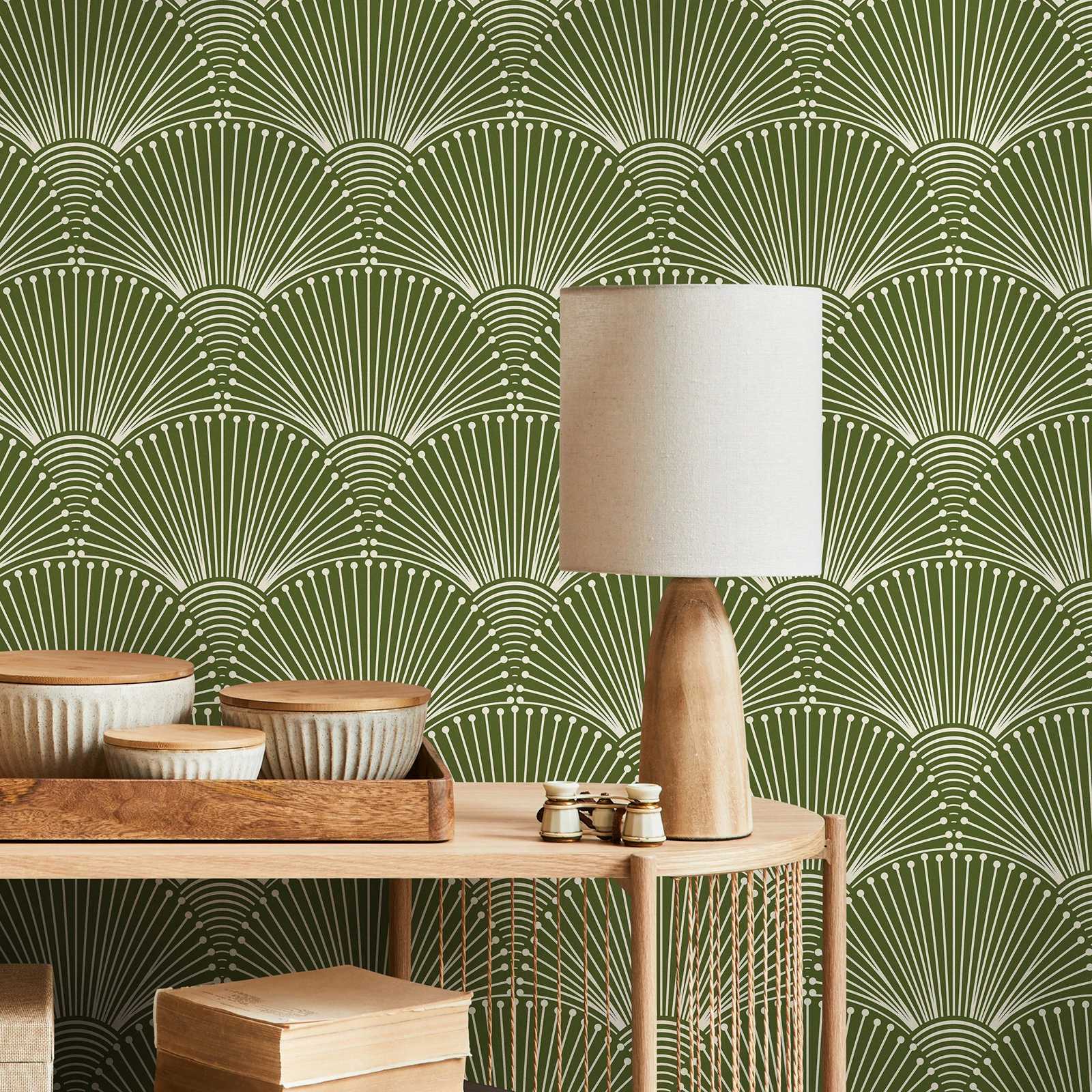 Green Modern Palms Wallpaper P - Herbal Wallpaper review and price
