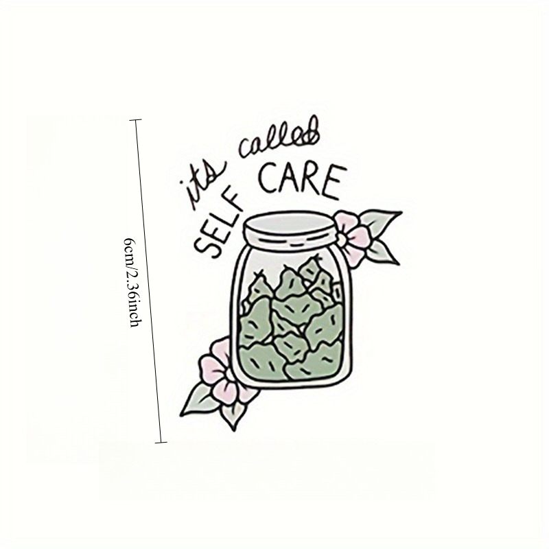 Self care herbal jar sticker,  - Herbal Wallpaper review and price